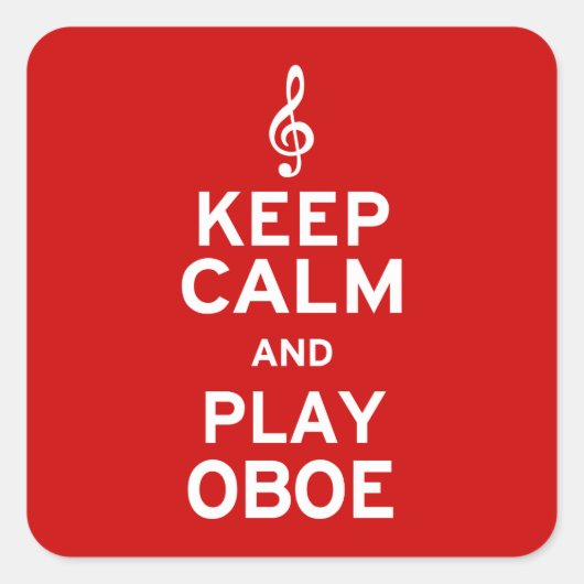 保Calm遊 Oboe スクエアシール (正面)