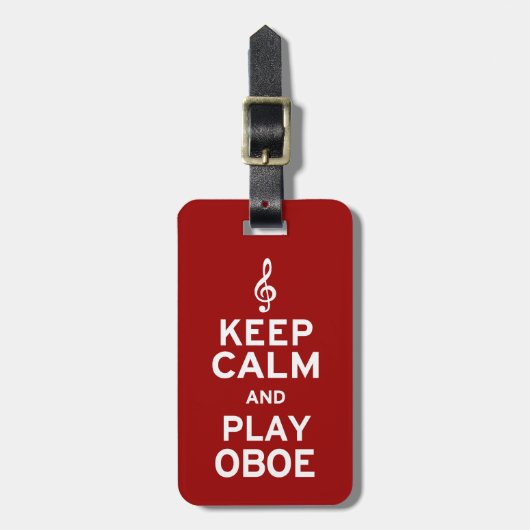 保Calm遊 Oboe ラゲッジタグ (正面縦)