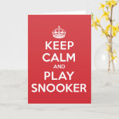 保Calm遊 Snooker Greetingノートカード カード (黄色い花)