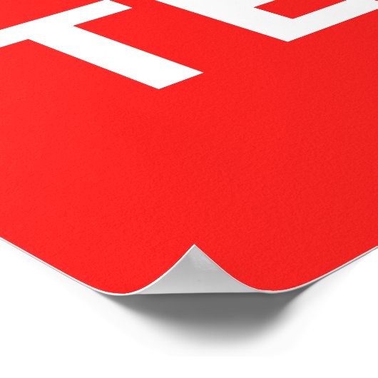 保Calm運 On教え's ポスター (角)