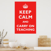 保Calm運 On教え's ポスター (キッチン)