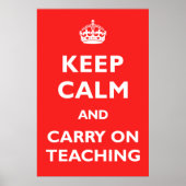 保Calm運 On教え's ポスター (正面)