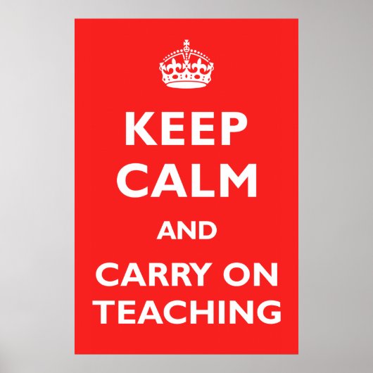 保Calm運 On教え's ポスター (正面)