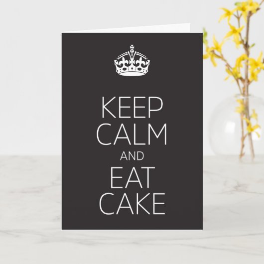 保Calm食べCake誕生日 カード (黄色い花)