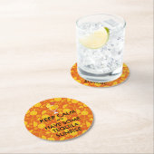 保Calm – テキラサンライズ ラウンドペーパーコースター (インサイチュ)