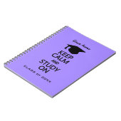 保Calm & 勉強オンカスタムカラーノートブック ノートブック (左側)