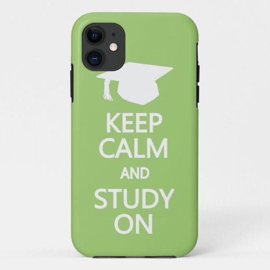 保Calm & 勉強オンカスタムiPhoneケース Case-Mate iPhoneケース (裏面)