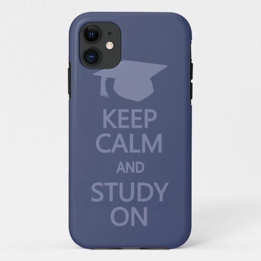 保Calm & 勉強オンカスタムiPhoneケース Case-Mate iPhoneケース (裏面)