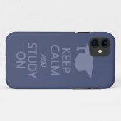 保Calm & 勉強オンカスタムiPhoneケース Case-Mate iPhoneケース (裏面(横))