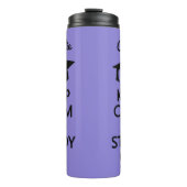 保Calm & 勉強オン名前をカスタムする&カラータンブラー タンブラー (正面)