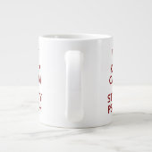保Calm&勉強サイケカスタム ジャンボコーヒーマグカップ (裏面)