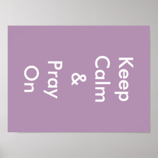 保Calm & 祈 On ポスター