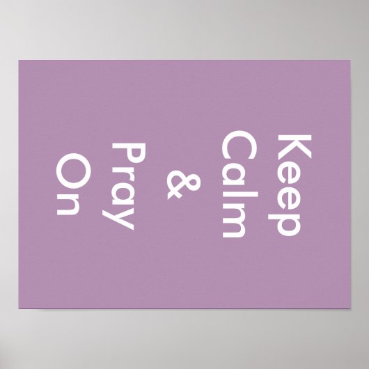 保Calm & 祈 On ポスター (正面)