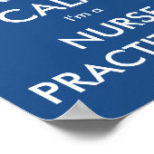 保Calm – 私はナース ポスター (角)