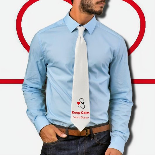 保Calm – 私は医者だ – おもしろい ネクタイ