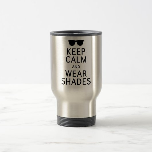 保Calm & 衣服Shades mug -スタイルを選択 トラベルマグ (中央)