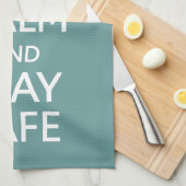 保Calm & 遊 カスタム SafeColorキッチンタオル キッチンタオル (四つ折り)