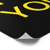 保Calm & 遊 Footballカスタムカラーポスター ポスター (角)