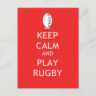 保Calm & 遊 Rugby ポストカード
