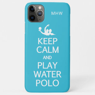 保Calm & 遊 Waterポロカスタムケース iPhone 11 Pro Maxケース