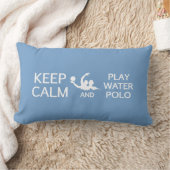 保Calm & 遊 Water Poloカスタム枕 ランバークッション (ブランケット)