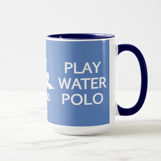 保Calm & 遊 Water Poloカスタム mug マグカップ (右)