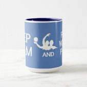 保Calm & 遊 Water Poloカスタム mug マグカップ (中央)