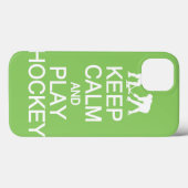 保Calm & 遊HockeyカスタムのiPadケース Case-Mate iPhoneケース (裏面 (横))