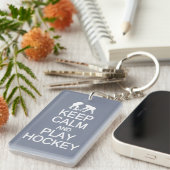 保Calm & 遊Hockeyカスタムカラーキーチェーン キーホルダー (正面右)