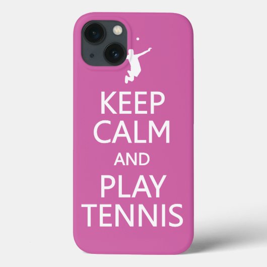 保Calm & 遊Tennisのカラーカスタムケース Case-Mate iPhoneケース (裏面)
