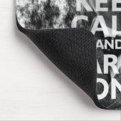 保Calm & 運 On Winston Churchill マウスパッド (コーナー)