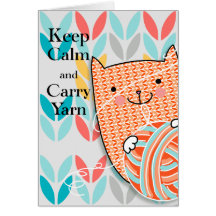 保Calm & 運 Yarn Card 5 x 7