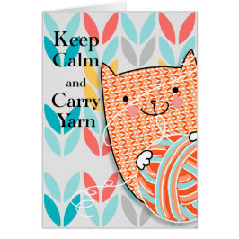 保Calm & 運 Yarn Card 5 x 7