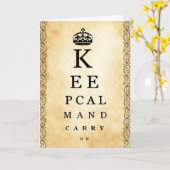 保Calm & 運Onヴィンテージアイグラフあいさつ文 カード (黄色い花)