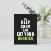 保Calm & 食べ Your Veggies ポストカード (スタンド正面)