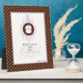 保Calm & 食べCupcakes – オードリー・ジャンヌ フォトプラーク (側面)