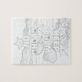 保Calm Aloha On大人カラーリングパズル ジグソーパズル (横)