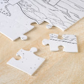 保Calm Aloha On大人カラーリングパズル ジグソーパズル (側面)