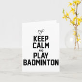 保Calm And遊 Badminton Sports遊 Badminton カード (黄色い花)