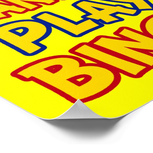 保Calm and遊 Bingo ポスター (角)