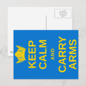 保Calm and運 Armsスウェーデンバイキングはがき ポストカード (正面/裏面)