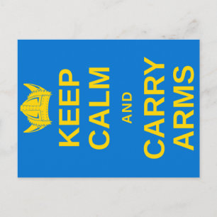 保Calm and運 Armsスウェーデンバイキングはがき ポストカード