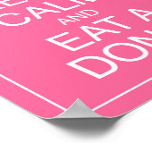 保Calm and食べ a Dout Artポスタープリント ポスター (角)