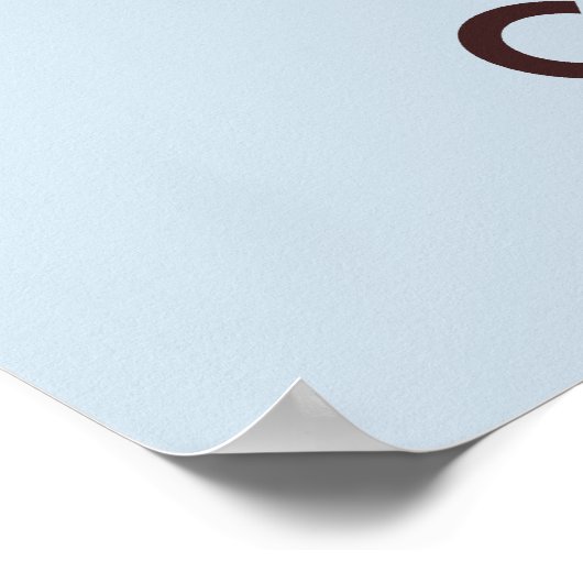 保Calm and食べ Cakeのポスタープリント ポスター (角)