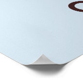 保Calm and食べ Cakeのポスタープリント ポスター (角)