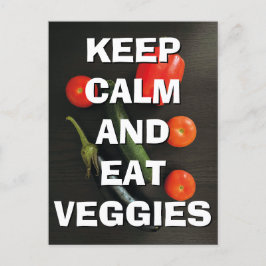 保Calm and食べ Veggiesはがき ポストカード