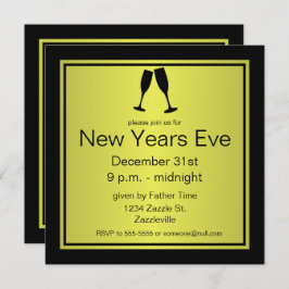 保CALM AND パーティーオンCHAMPAGNE招待状 招待状