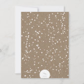 保Calm and メリー Onクラフトおもしろい Holiday Party 招待状 (裏面)