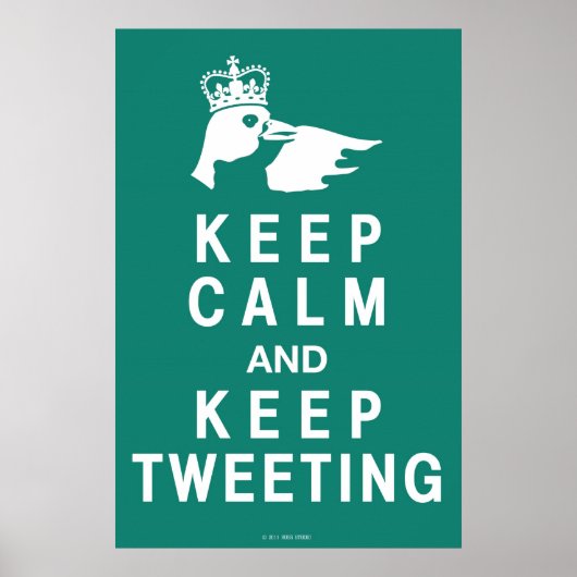 保Calm and 保 Tweetting Poster ポスター (正面)