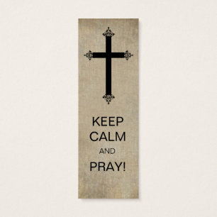 保Calm and 祈 Cross Christian Linen